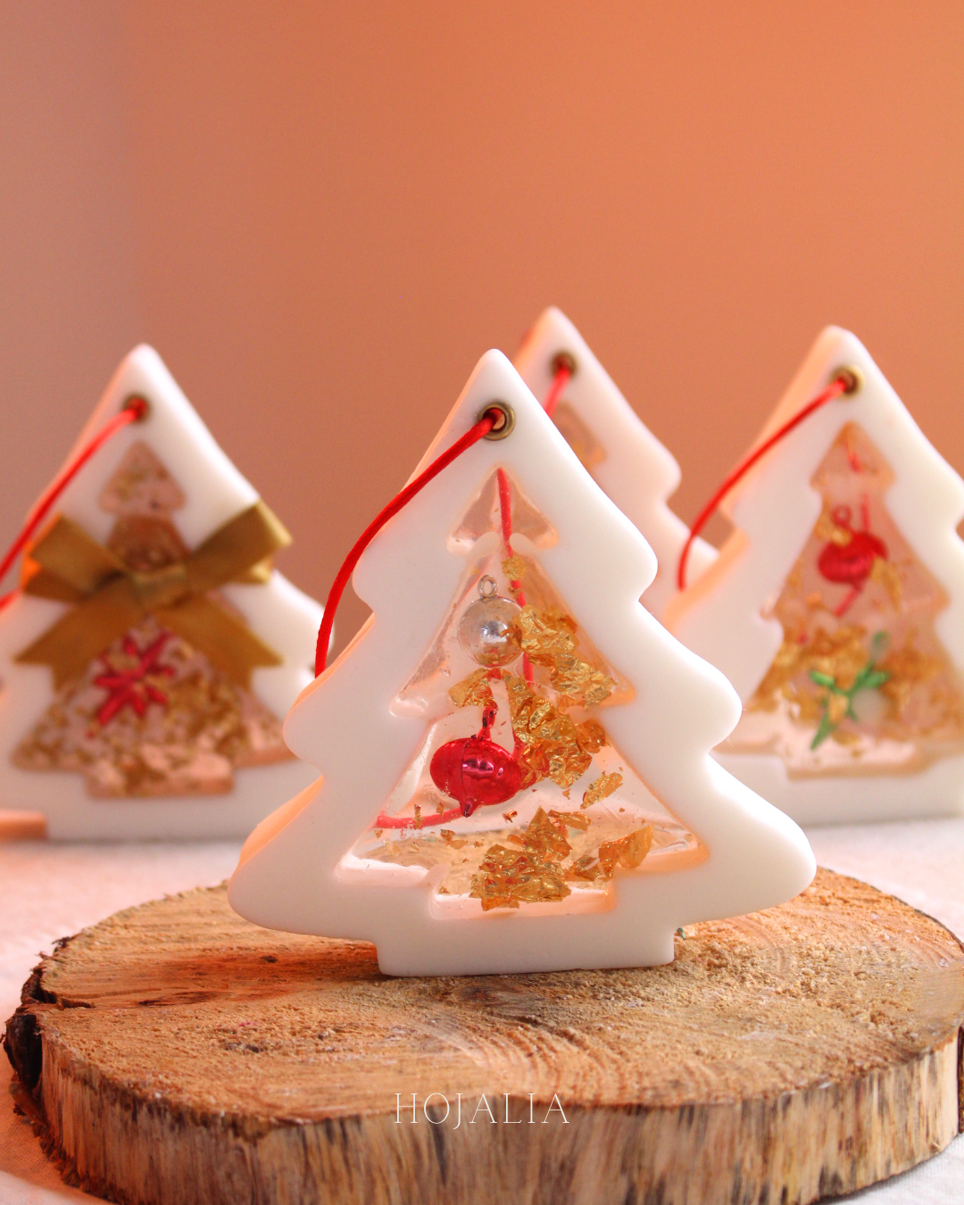✨ Adorno en vela para árbol en forma de pino✨ - Image 2