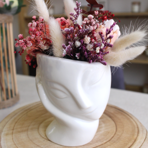 Bouquet rostro de mujer